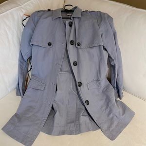 Ladies CAbi Trench purple size medium